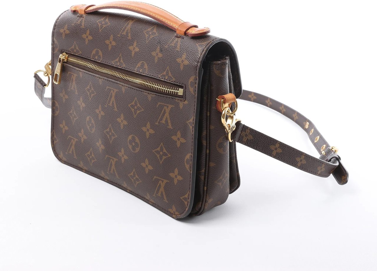 Louis Vuitton Metis MM Pochette Monogram Canvas Crossbody Bag in Brown M44875 Bruin