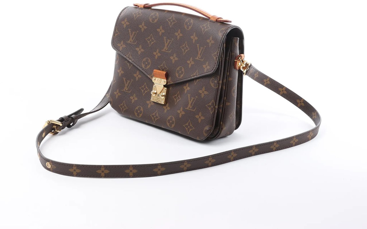 Louis Vuitton Metis MM Pochette Monogram Canvas Crossbody Bag in Brown M44875 Bruin