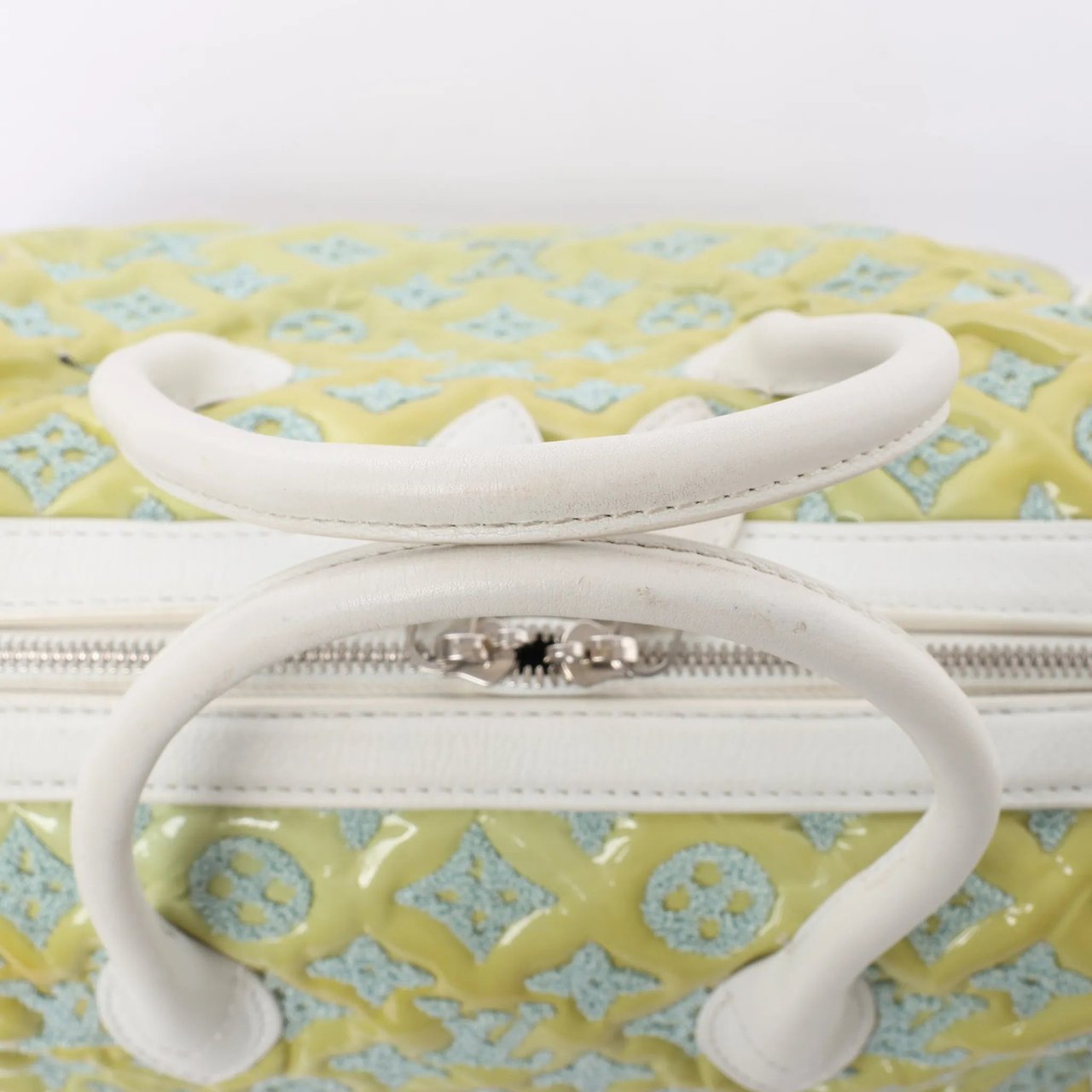Louis Vuitton Speedy Round Monogram Bouclette Handbag in Green M40703 Divers