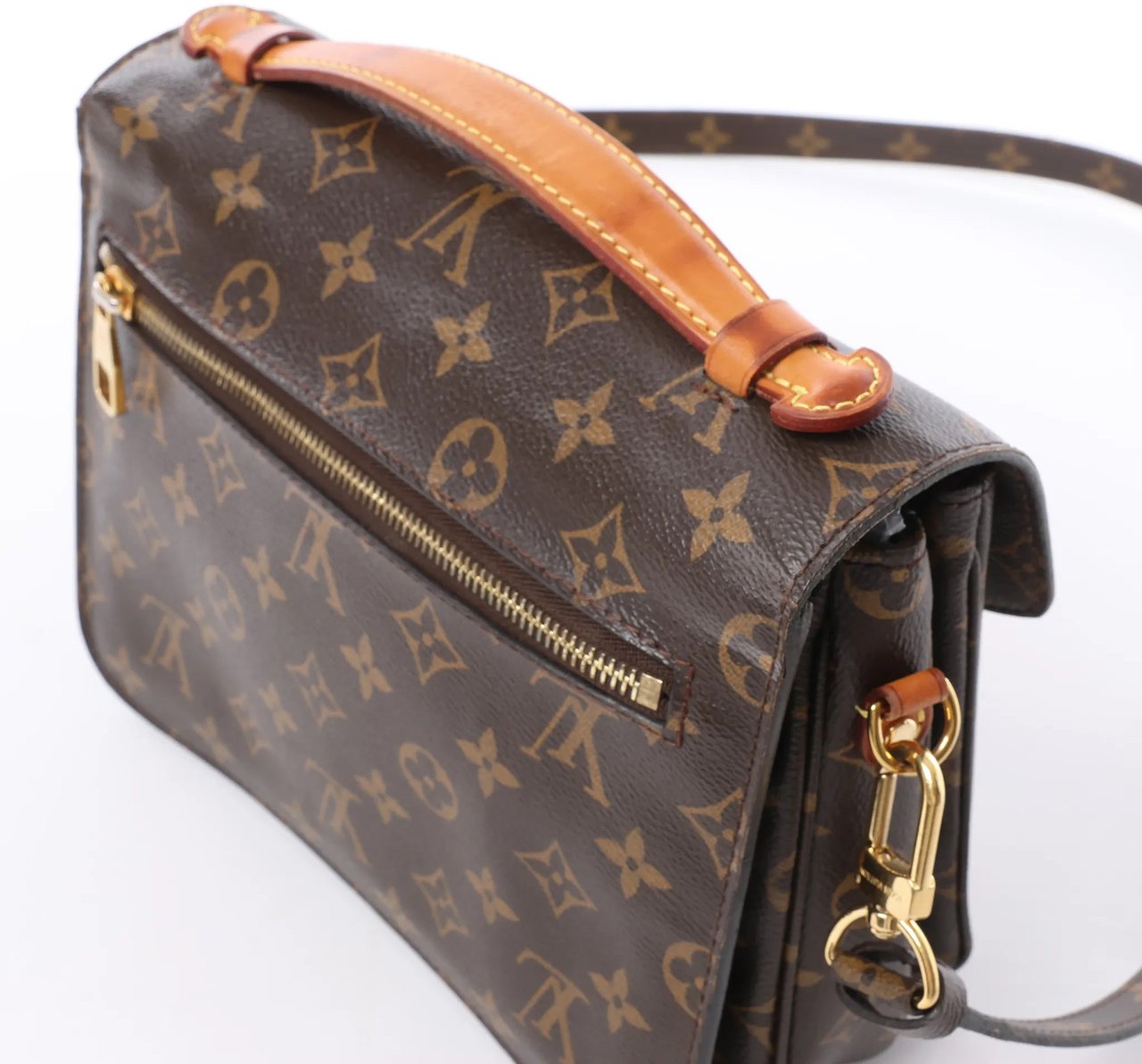 Louis Vuitton Louis Vuitton Metis MM Pochette Monogram Canvas Crossbody Bag in Brown M44875 Bruin