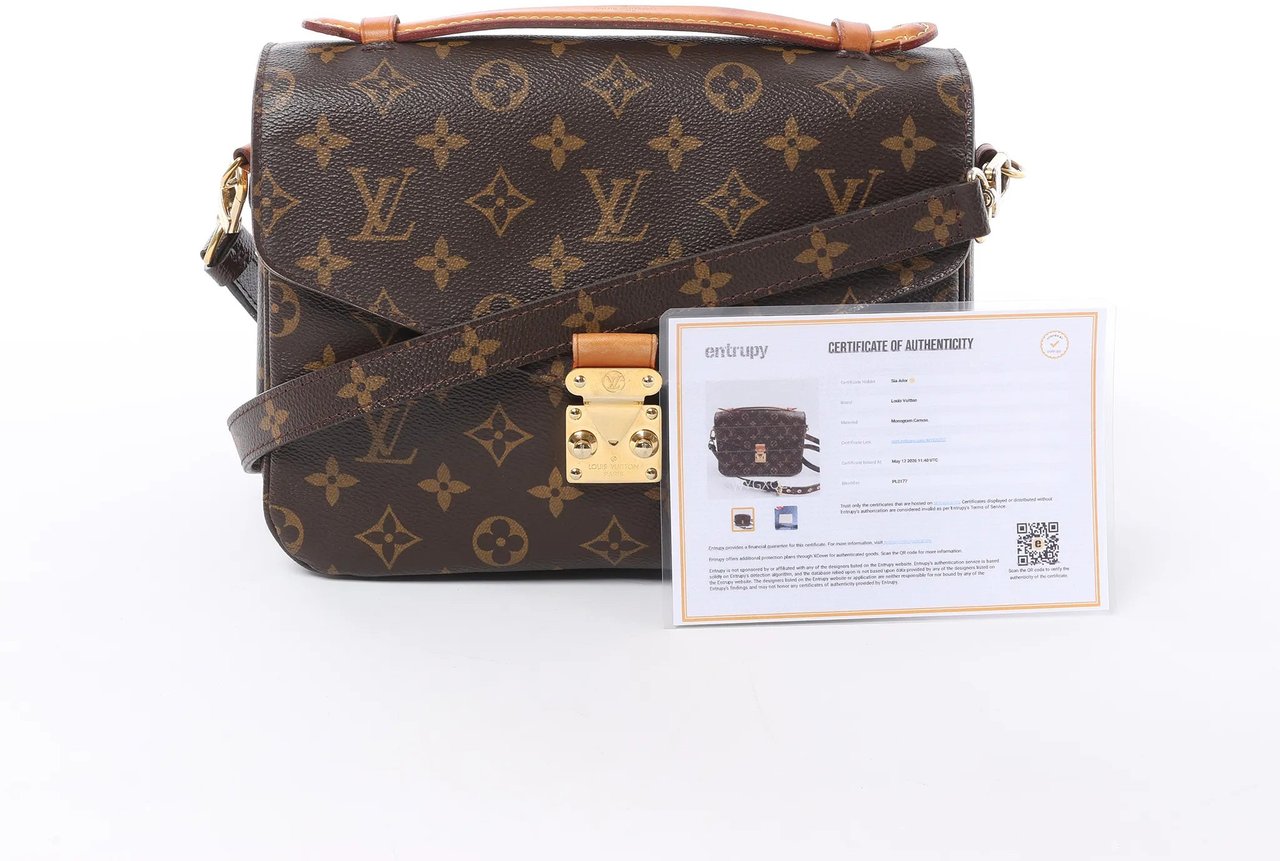Louis Vuitton Louis Vuitton Metis MM Pochette Monogram Canvas Crossbody Bag in Brown M44875 Bruin