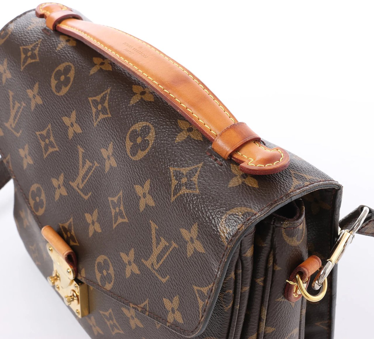 Louis Vuitton Louis Vuitton Metis MM Pochette Monogram Canvas Crossbody Bag in Brown M44875 Bruin