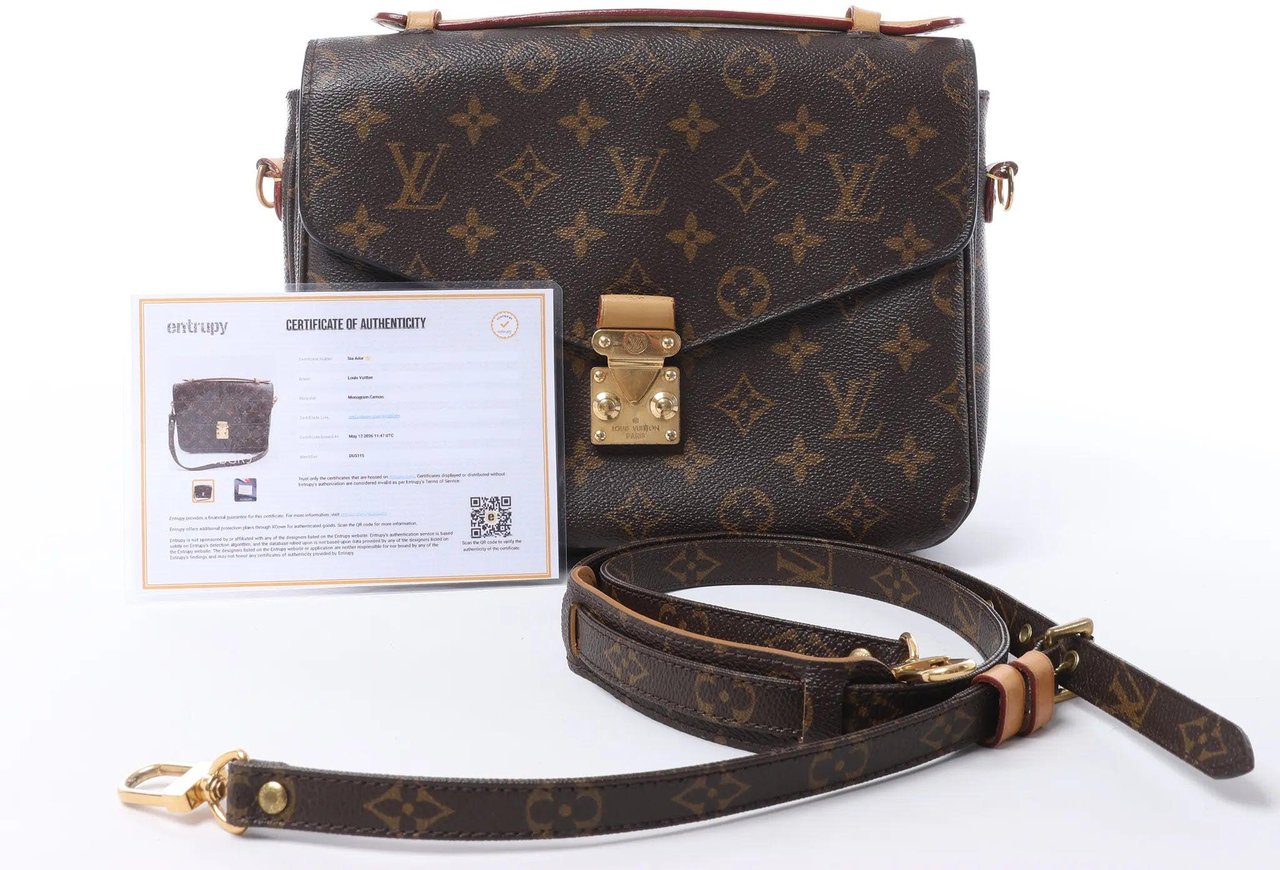 Louis Vuitton Metis MM Pochette Monogram Canvas Crossbody Bag in Brown M44875 Bruin