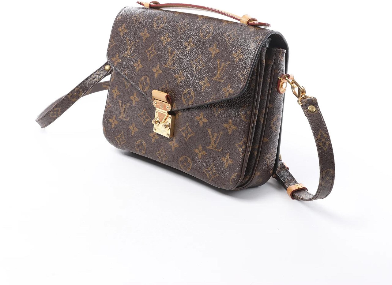 Louis Vuitton Metis MM Pochette Monogram Canvas Crossbody Bag in Brown M44875 Bruin