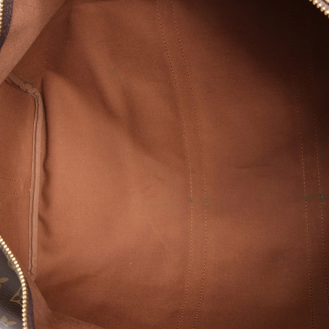 Louis Vuitton Louis Vuitton Keepall Bandoulière 55 Monogram Canvas Travel Bag in Brown M41414 Bruin