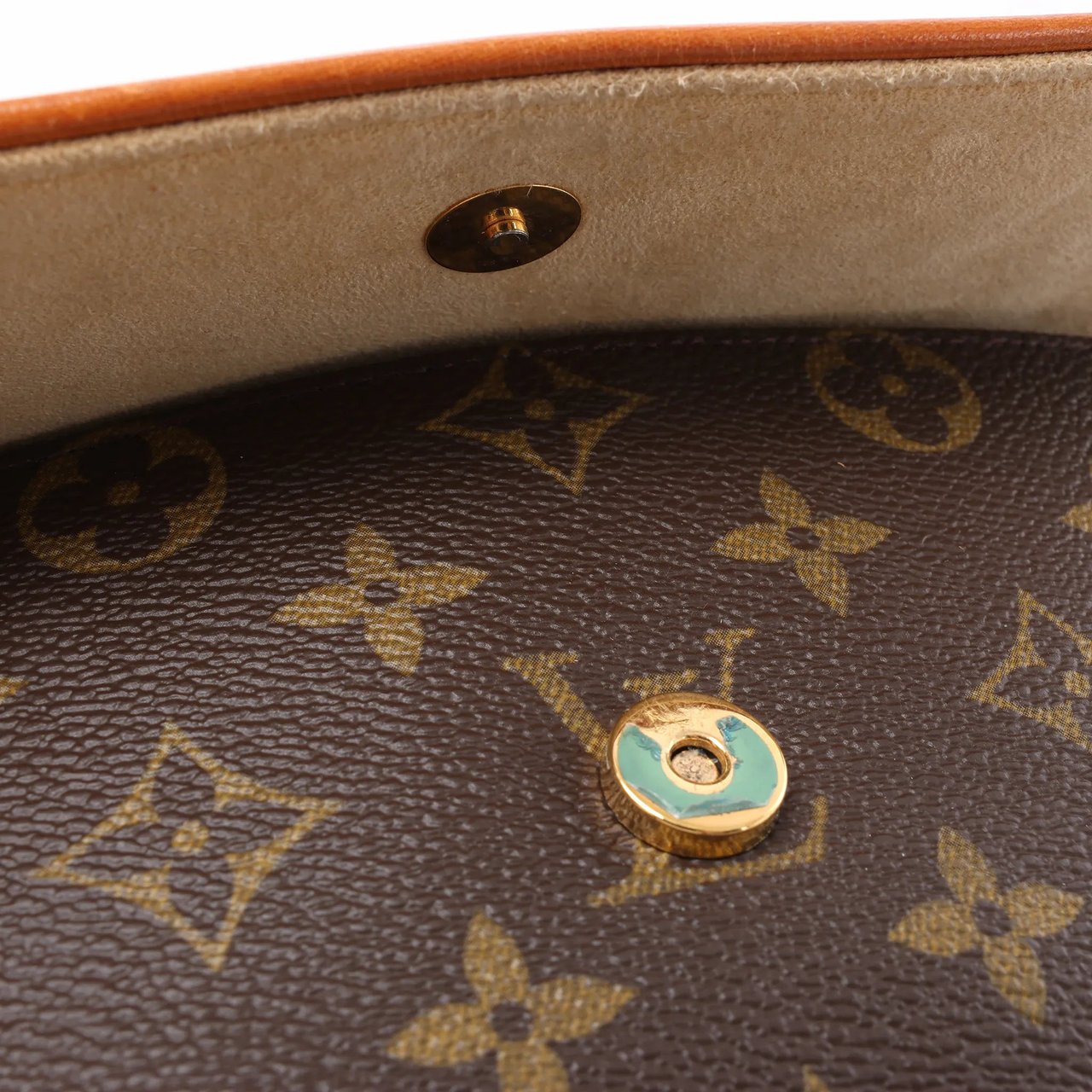 Louis Vuitton Pochette Twin GM Monogram Canvas Crossbody Bag in Brown M51852 Bruin