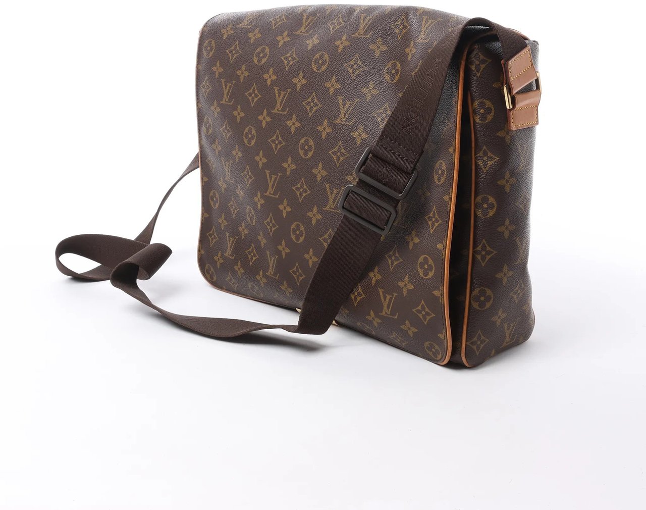Louis Vuitton Louis Vuitton Abbesses Monogram Canvas Messenger Crossbody Bag in Brown M45257 Bruin