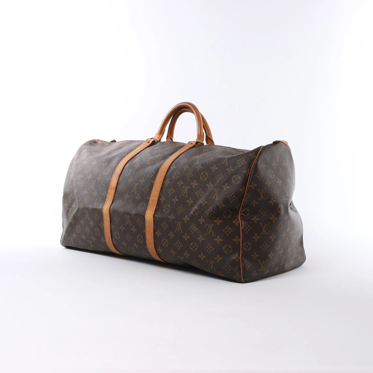 Louis Vuitton Louis Vuitton Keepall 60 Monogram Canvas Travel Bag in Brown M41422 Bruin