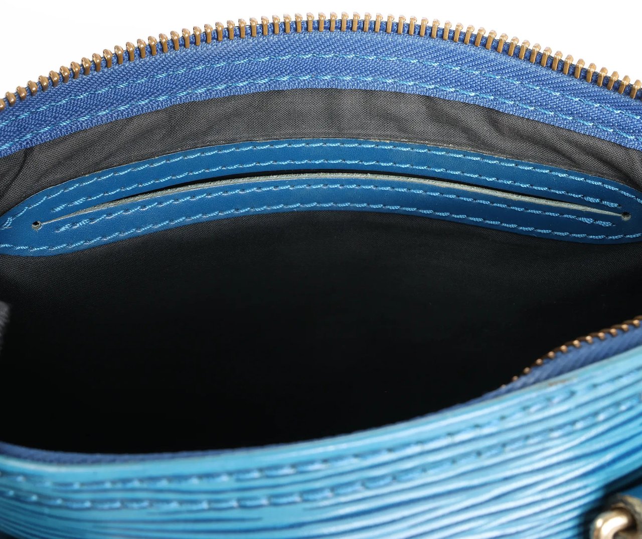 Louis Vuitton Speedy 25 Epi Leather Handbag in Blue M43015 Blauw