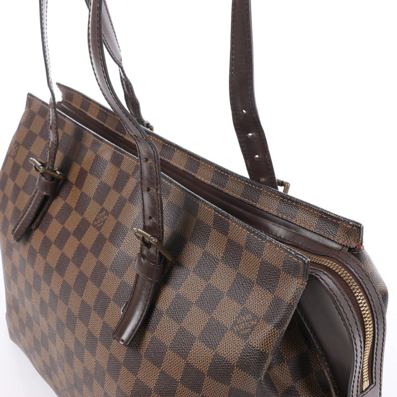 Louis Vuitton Chelsea Damier Ebene Shoulder Bag in Brown N51119 Bruin
