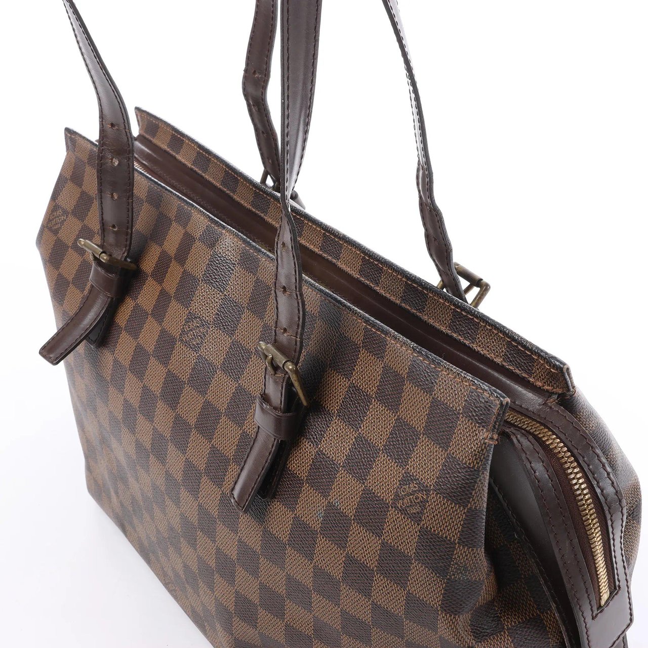Louis Vuitton Chelsea Damier Ebene Shoulder Bag in Brown N51119 Bruin