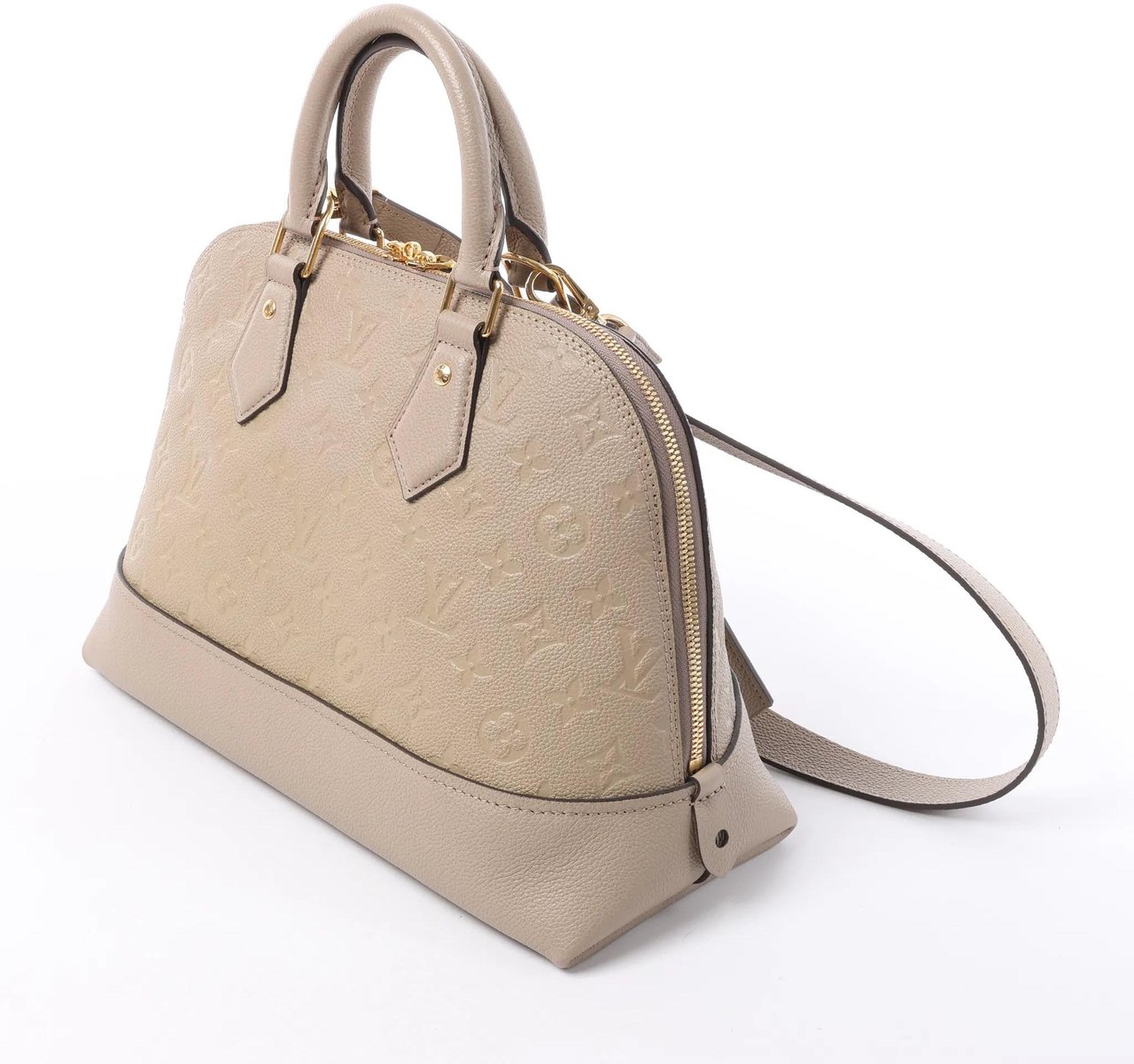 Louis Vuitton Alma PM Monogram Empreinte Neo 2Way Handbag in Beige M44885 Beige