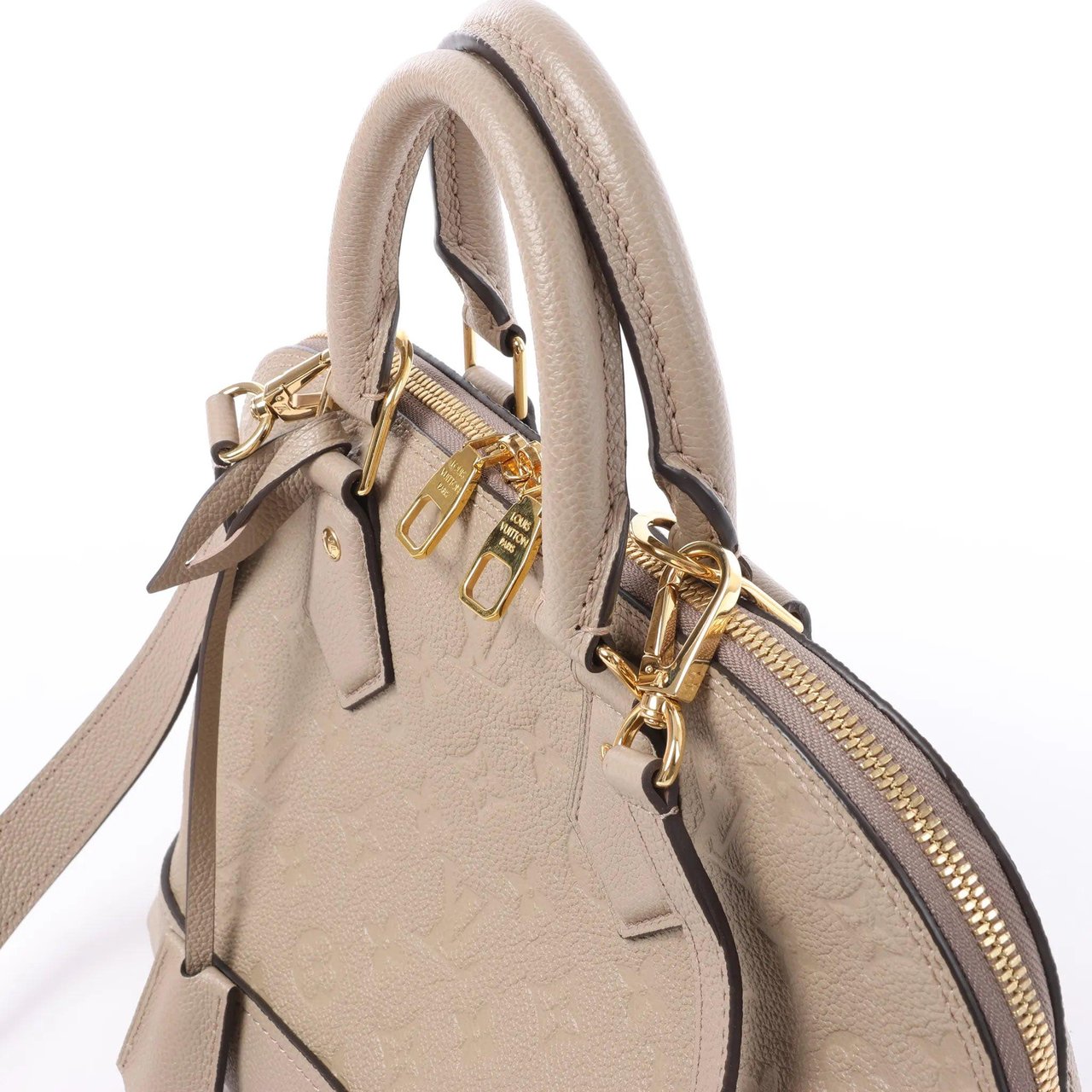 Louis Vuitton Alma PM Monogram Empreinte Neo 2Way Handbag in Beige M44885 Beige