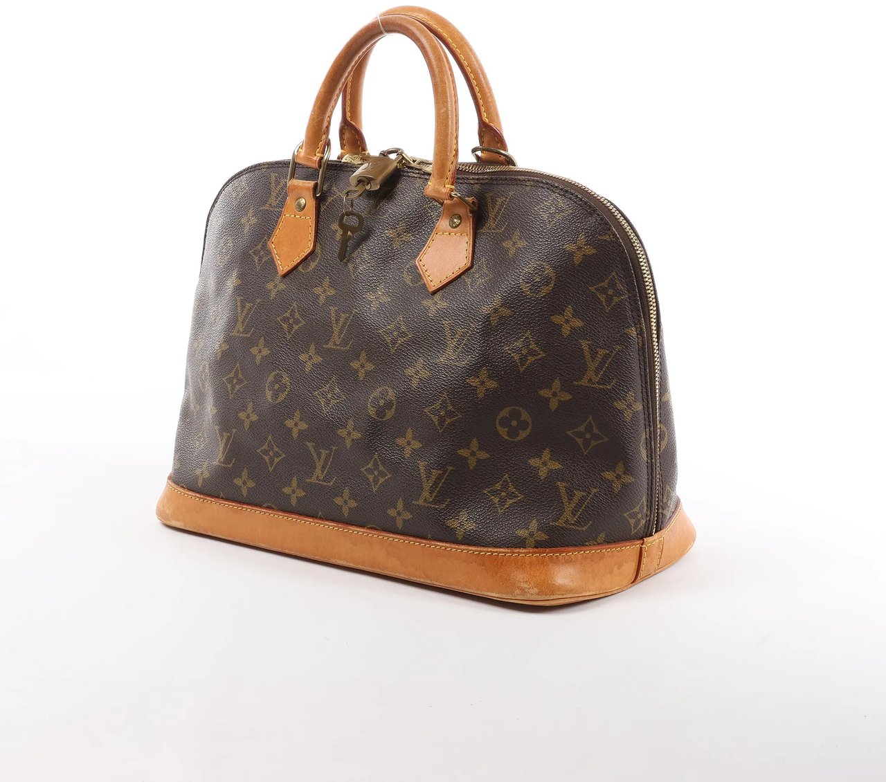 Louis Vuitton Louis Vuitton Alma PM Monogram Canvas Handbag in Brown M51130 Bruin