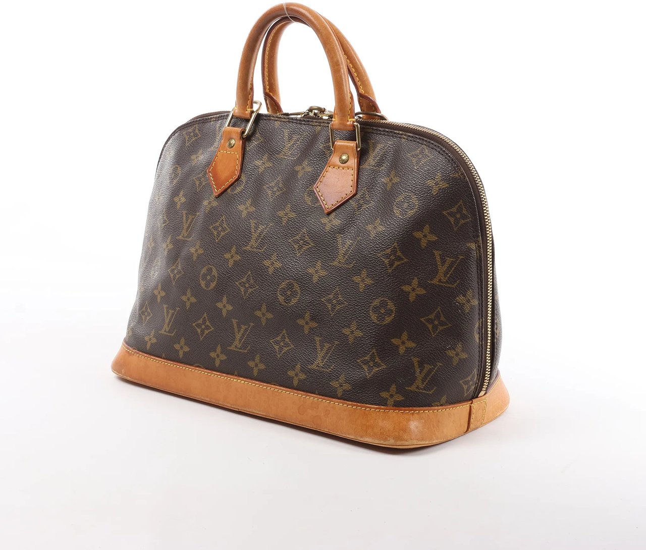 Louis Vuitton Louis Vuitton Alma PM Monogram Canvas Handbag in Brown M51130 Bruin