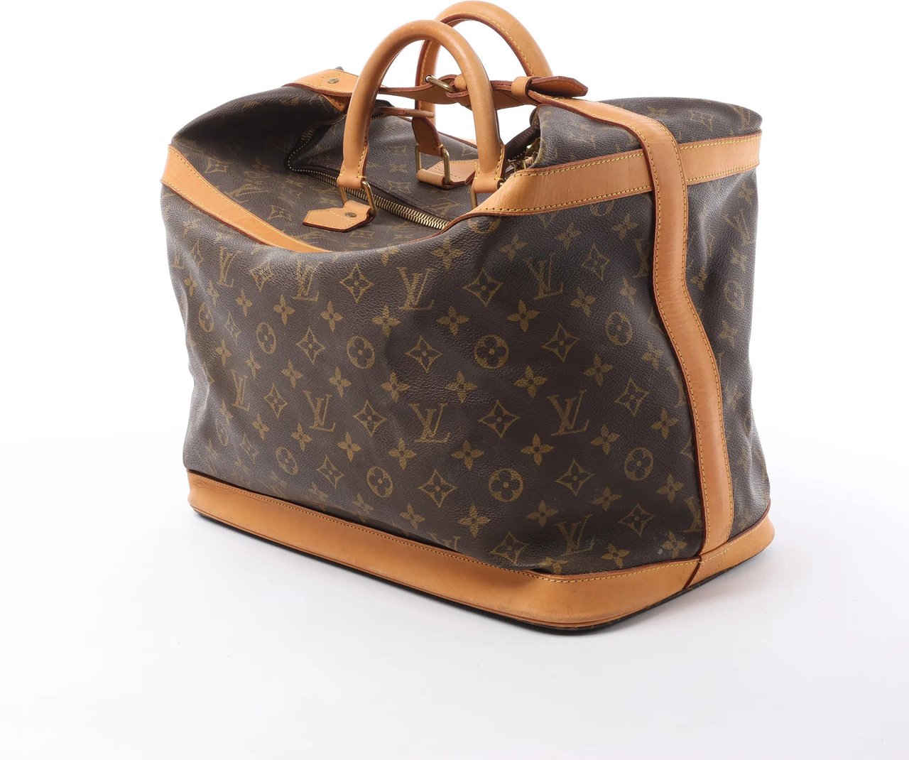Louis Vuitton Louis Vuitton Cruiser 40 Monogram Canvas Travel Bag in Brown M41139 Bruin