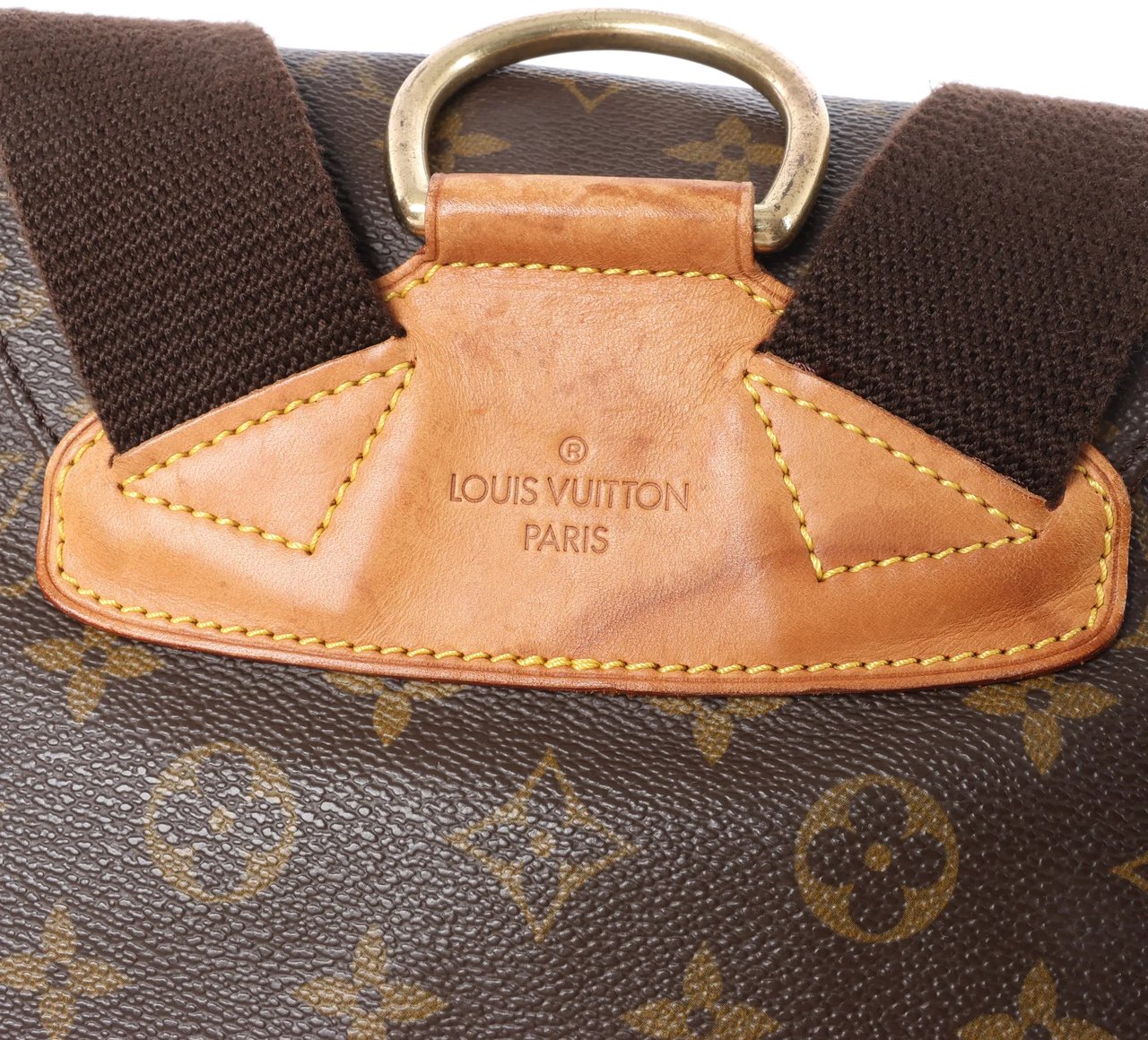 Louis Vuitton Montsouris GM Monogram Canvas Vintage Backpack in Brown M51135 Bruin