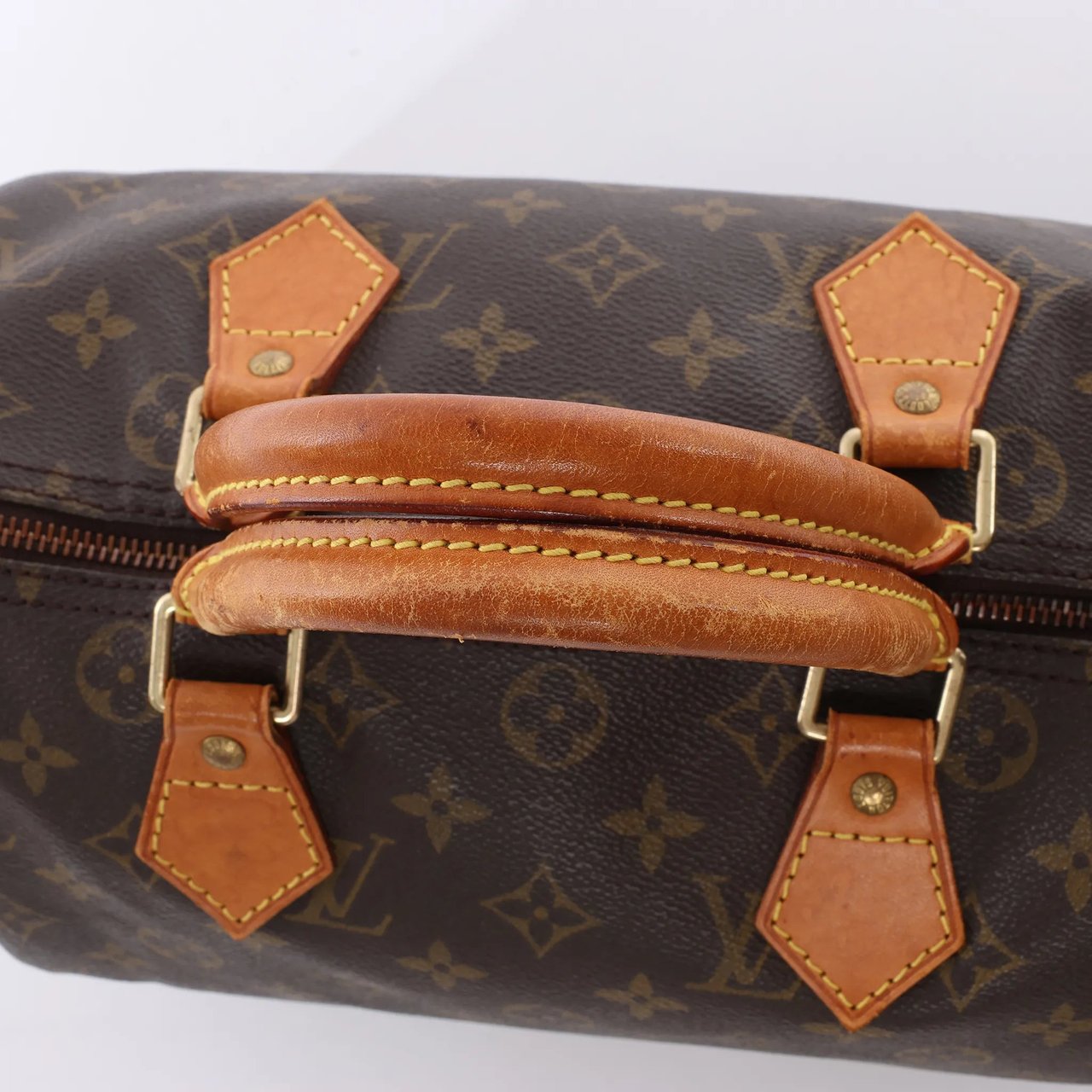 Louis Vuitton Louis Vuitton Speedy 30 Monogram Canvas Handbag in Brown M41526 Bruin