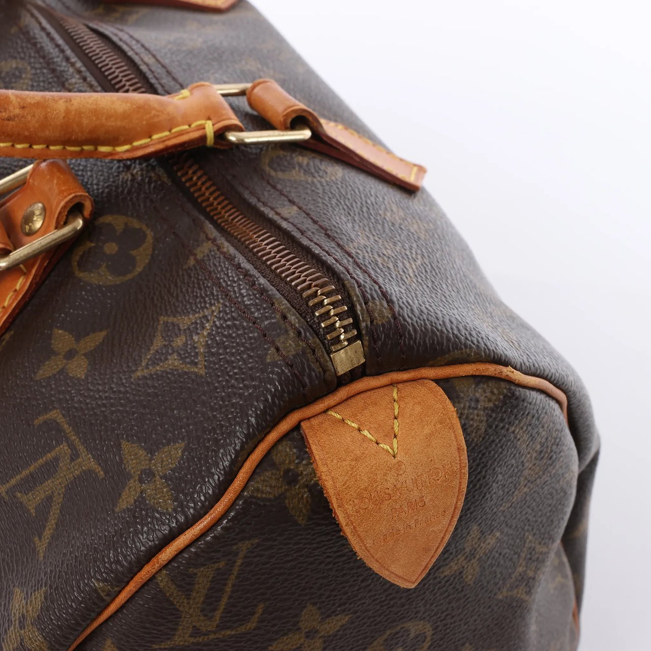 Louis Vuitton Louis Vuitton Speedy 30 Monogram Canvas Handbag in Brown M41526 Bruin