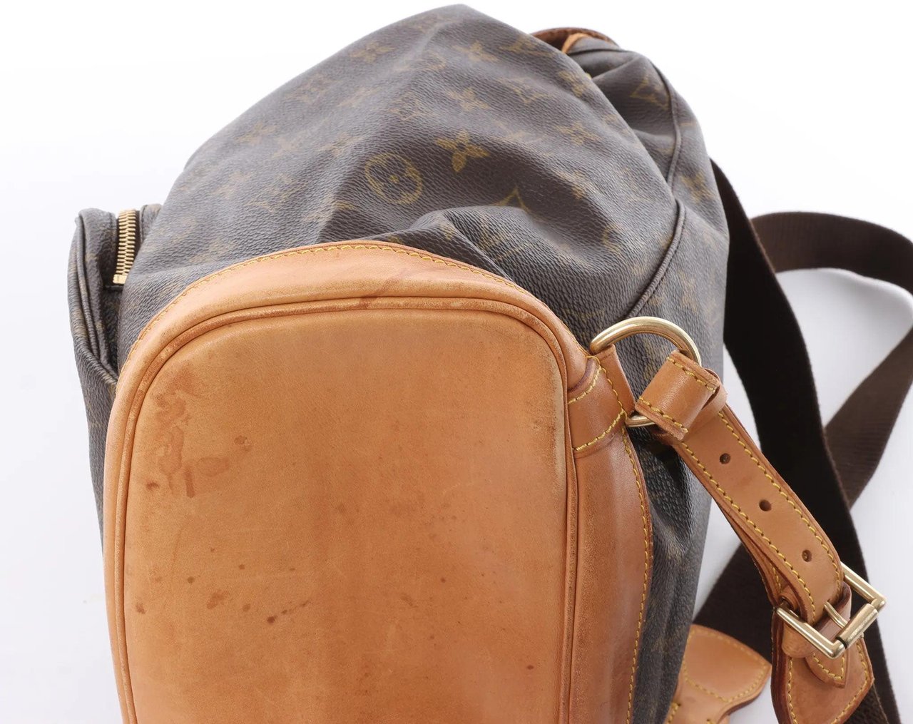 Louis Vuitton Montsouris GM Monogram Canvas Vintage Backpack in Brown M51135 Bruin