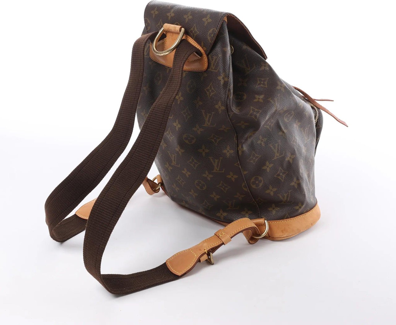 Louis Vuitton Montsouris GM Monogram Canvas Vintage Backpack in Brown M51135 Bruin