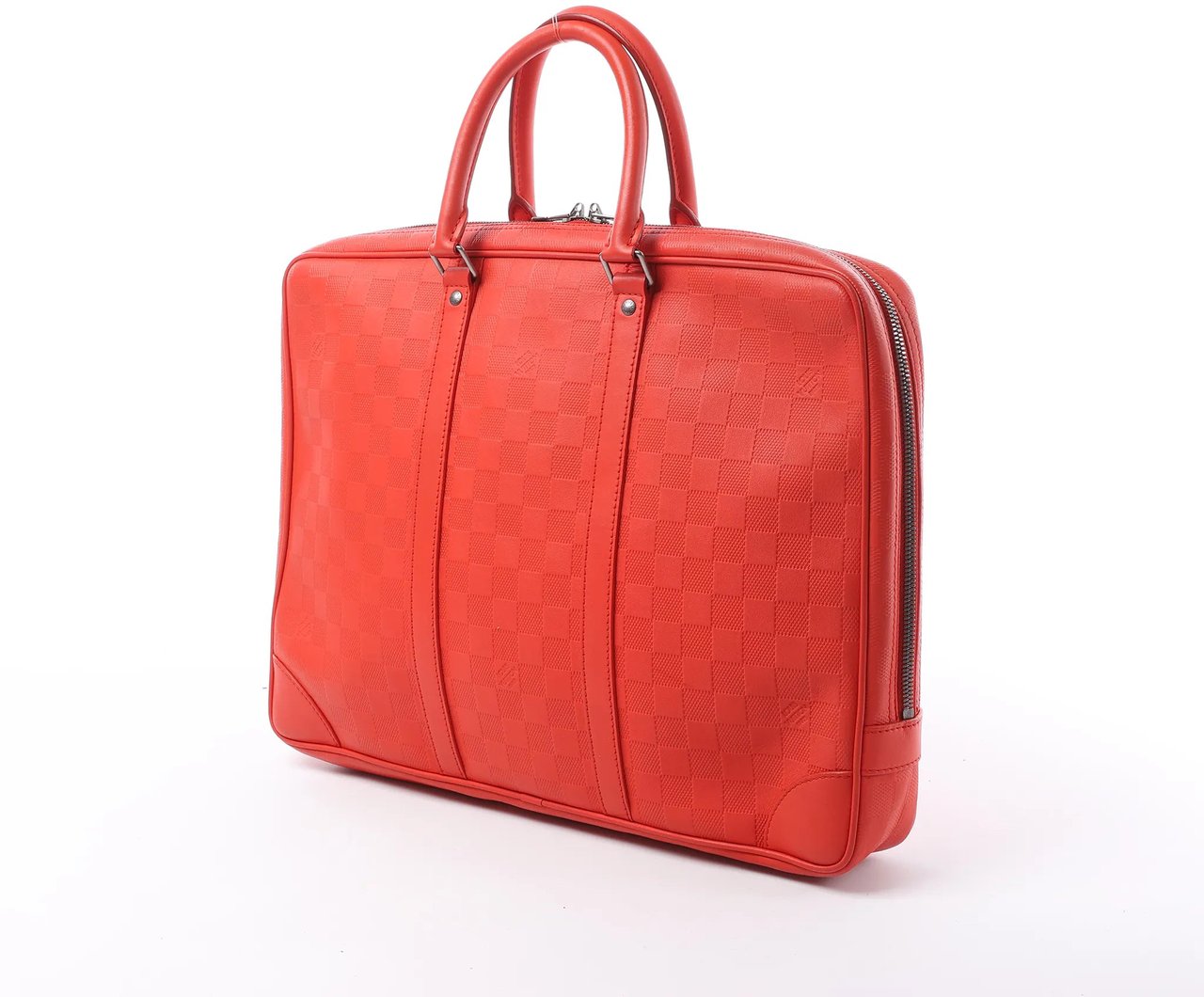 Louis Vuitton Louis Vuitton Porte Documents Voyages Damier Infini Handbag in Red M56004 Rood