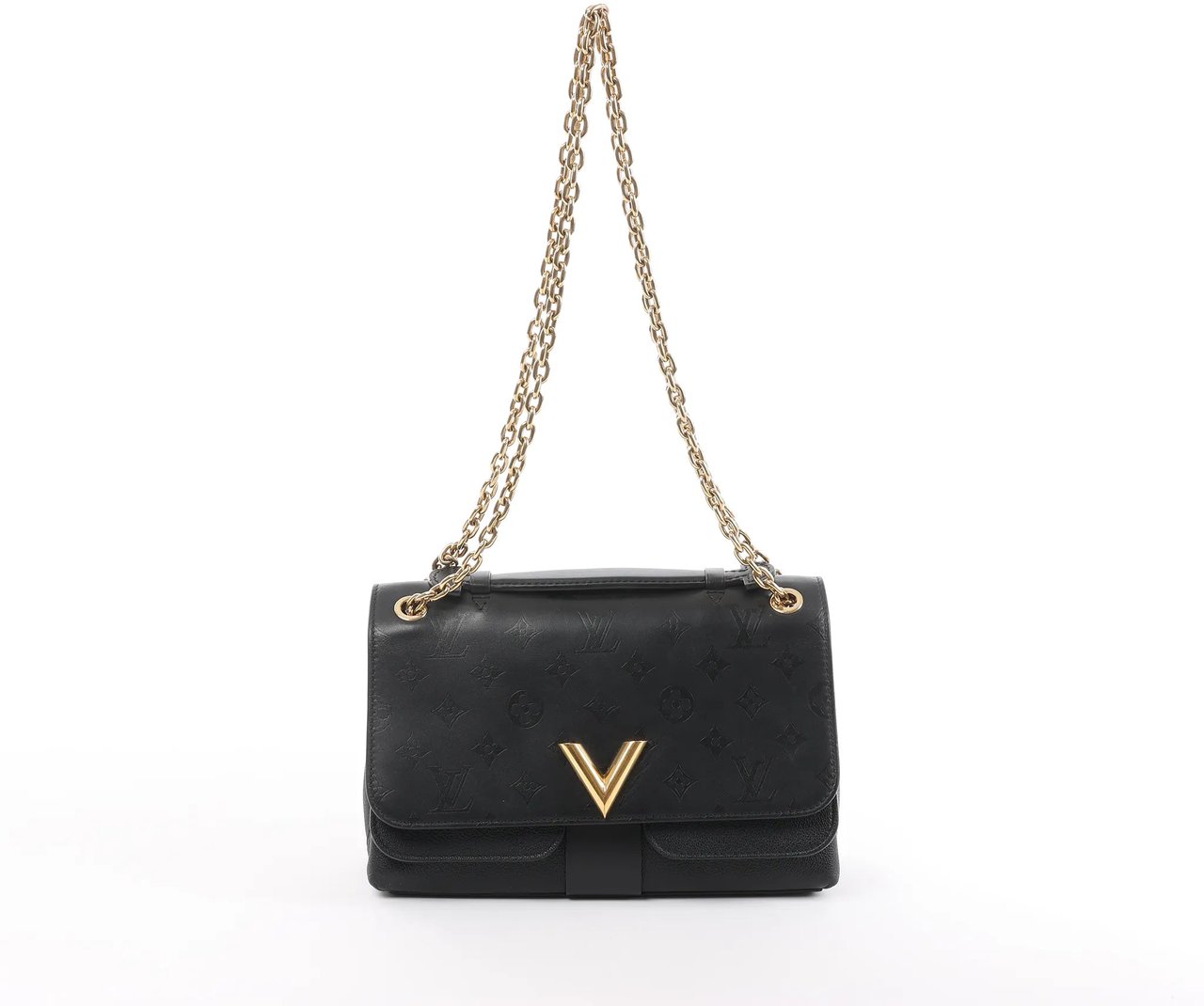 Louis Vuitton Very Monogram Shadow Crossbody Bag in Black M42899 Zwart