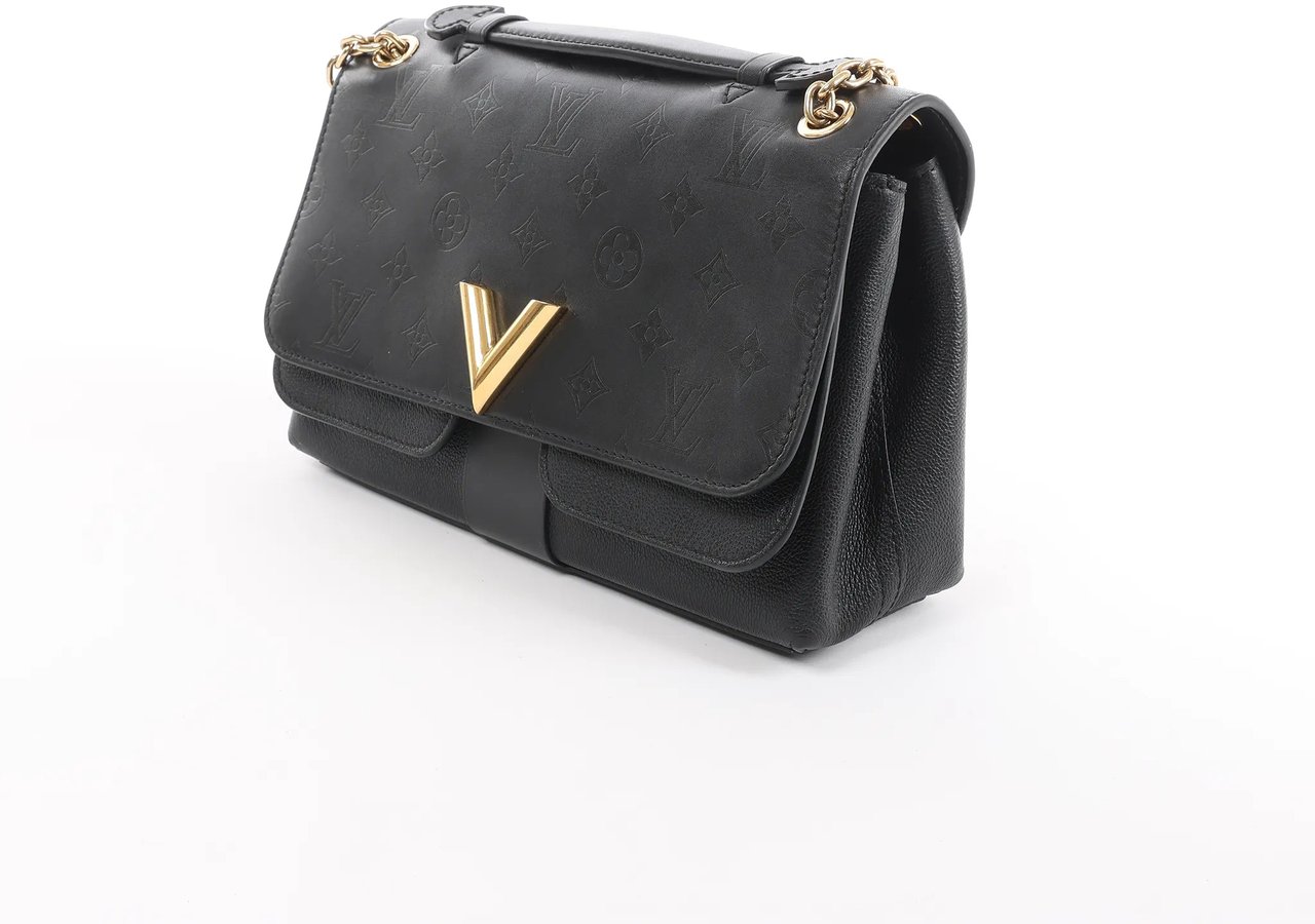 Louis Vuitton Very Monogram Shadow Crossbody Bag in Black M42899 Zwart