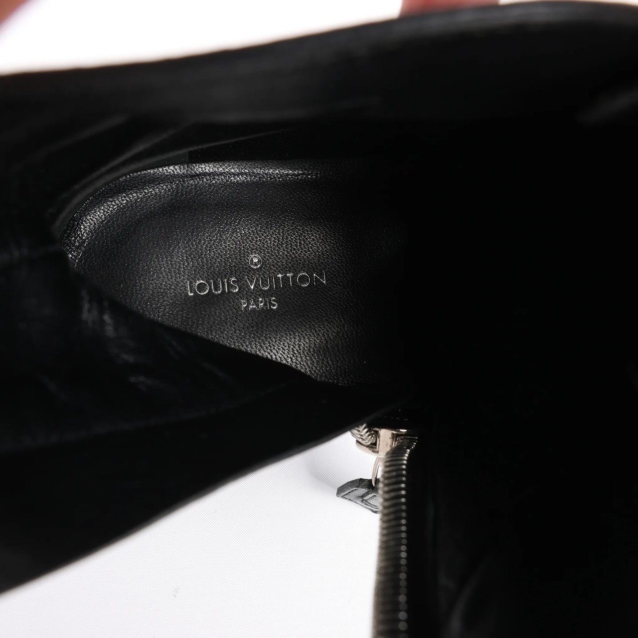 Louis Vuitton Louis Vuitton Jumble Line 19-year Monogram PVC & Leather Ankle Boots in Black × Brown MA0169, Size 39.5 EU Zwart