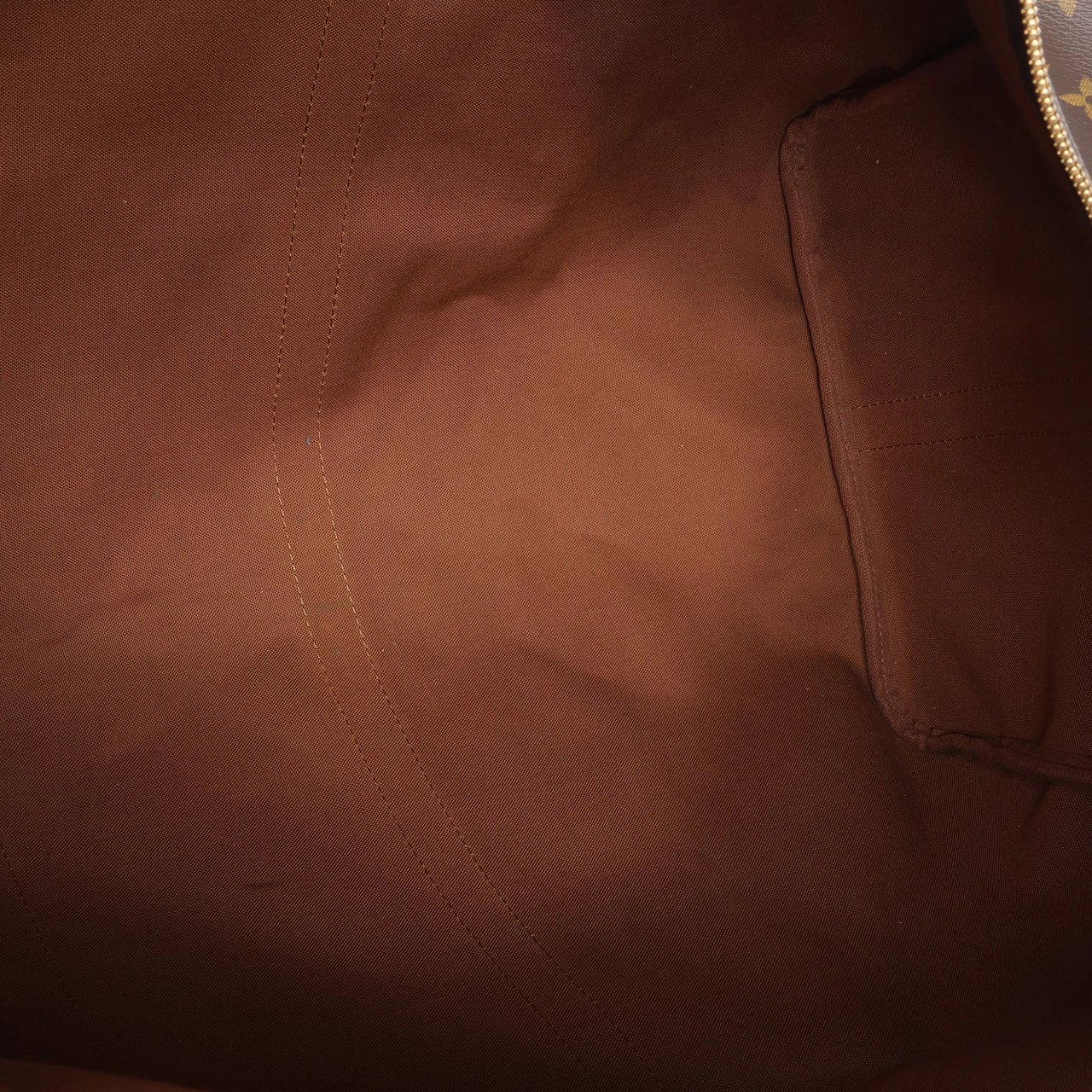 Louis Vuitton Keepall Bandoulière 60 Monogram Canvas Travel Bag in Brown M41412 Bruin