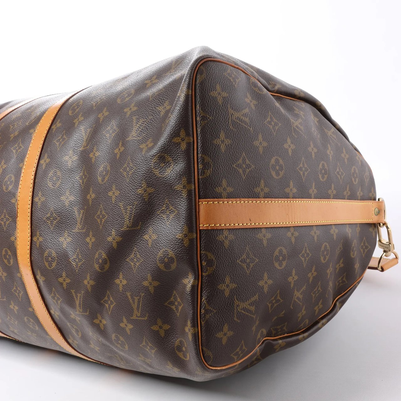 Louis Vuitton Keepall Bandoulière 60 Monogram Canvas Travel Bag in Brown M41412 Bruin