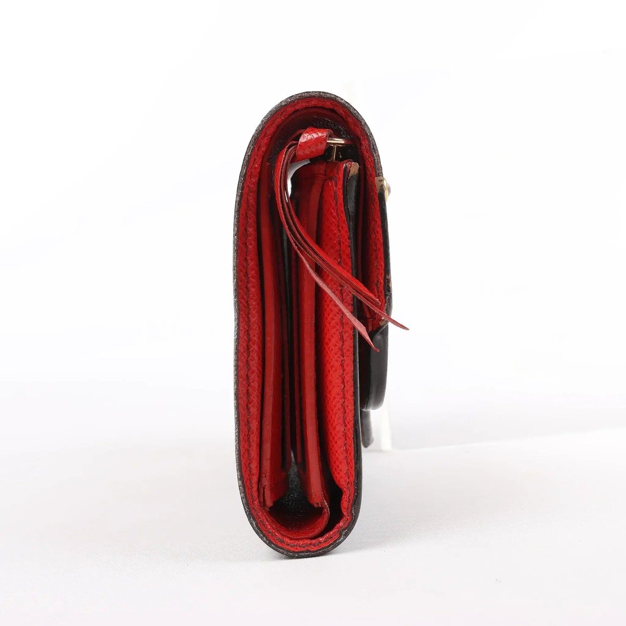Louis Vuitton Louis Vuitton Monogram Portefeuille Victorine Lovely Bird in Red M67244 Bruin