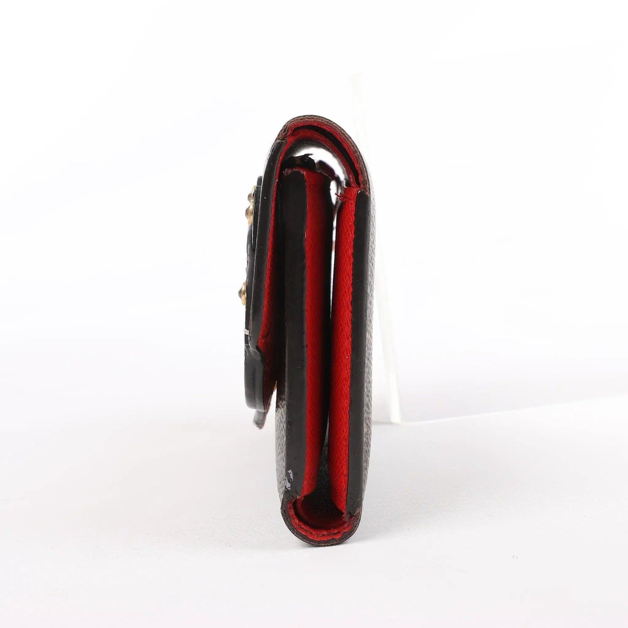 Louis Vuitton Louis Vuitton Monogram Portefeuille Victorine Lovely Bird in Red M67244 Bruin