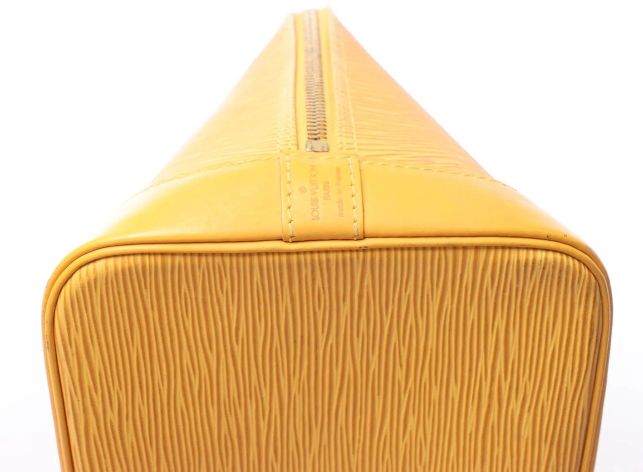 Louis Vuitton Alma PM Epi Leather Handbag in Yellow M52149 Geel