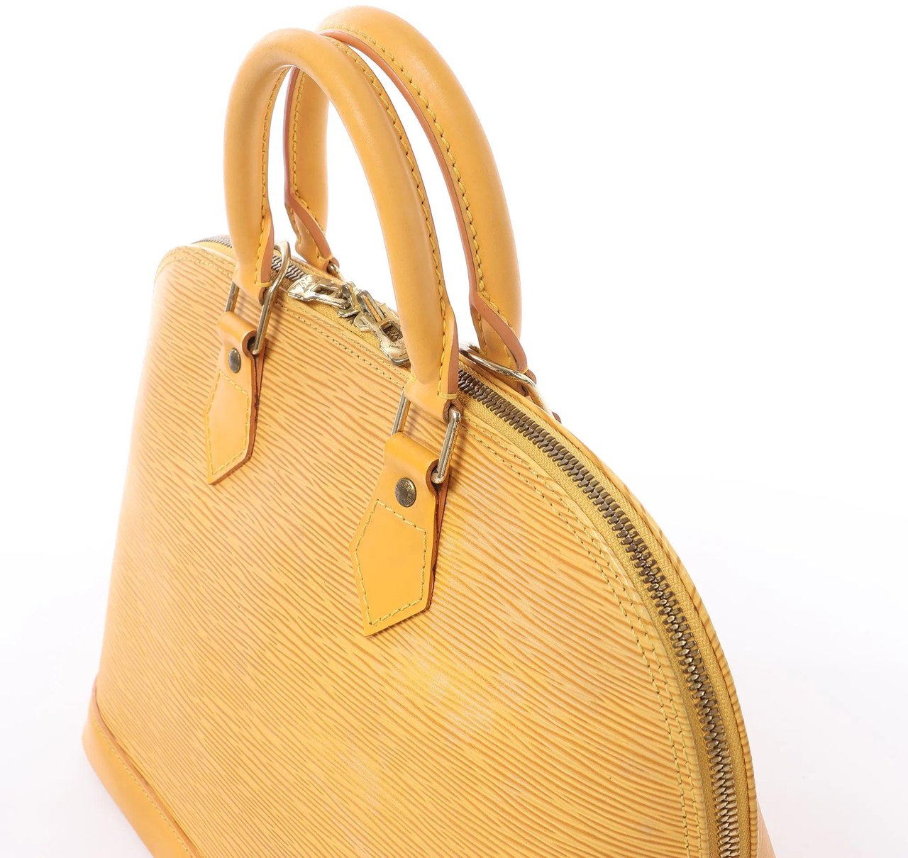 Louis Vuitton Alma PM Epi Leather Handbag in Yellow M52149 Geel