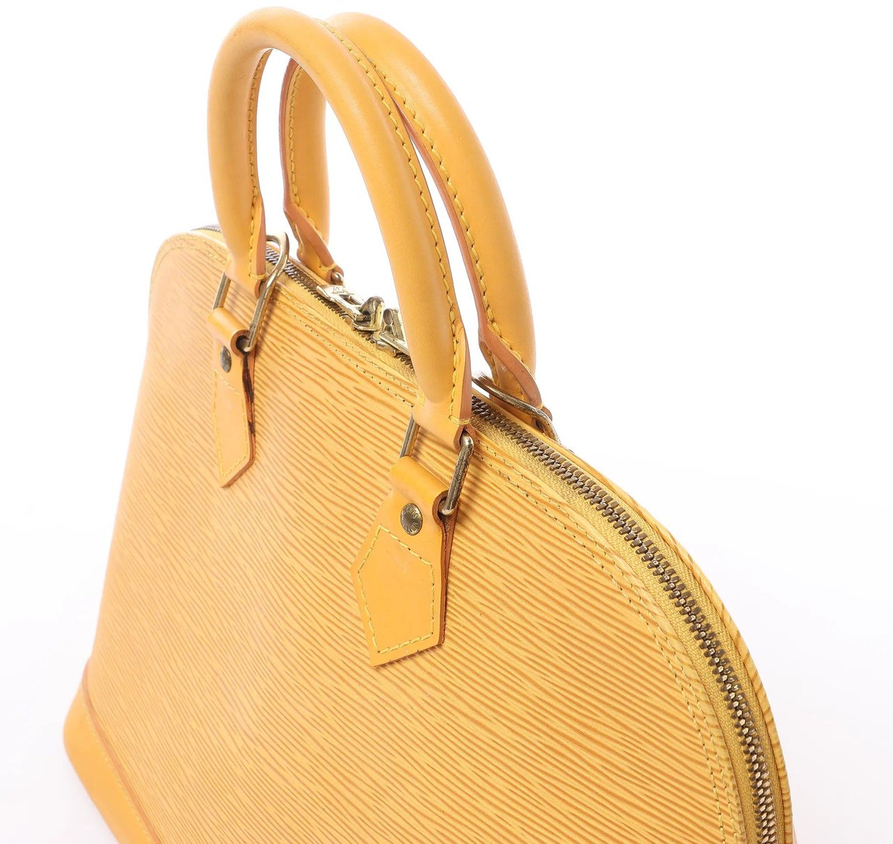 Louis Vuitton Alma PM Epi Leather Handbag in Yellow M52149 Geel