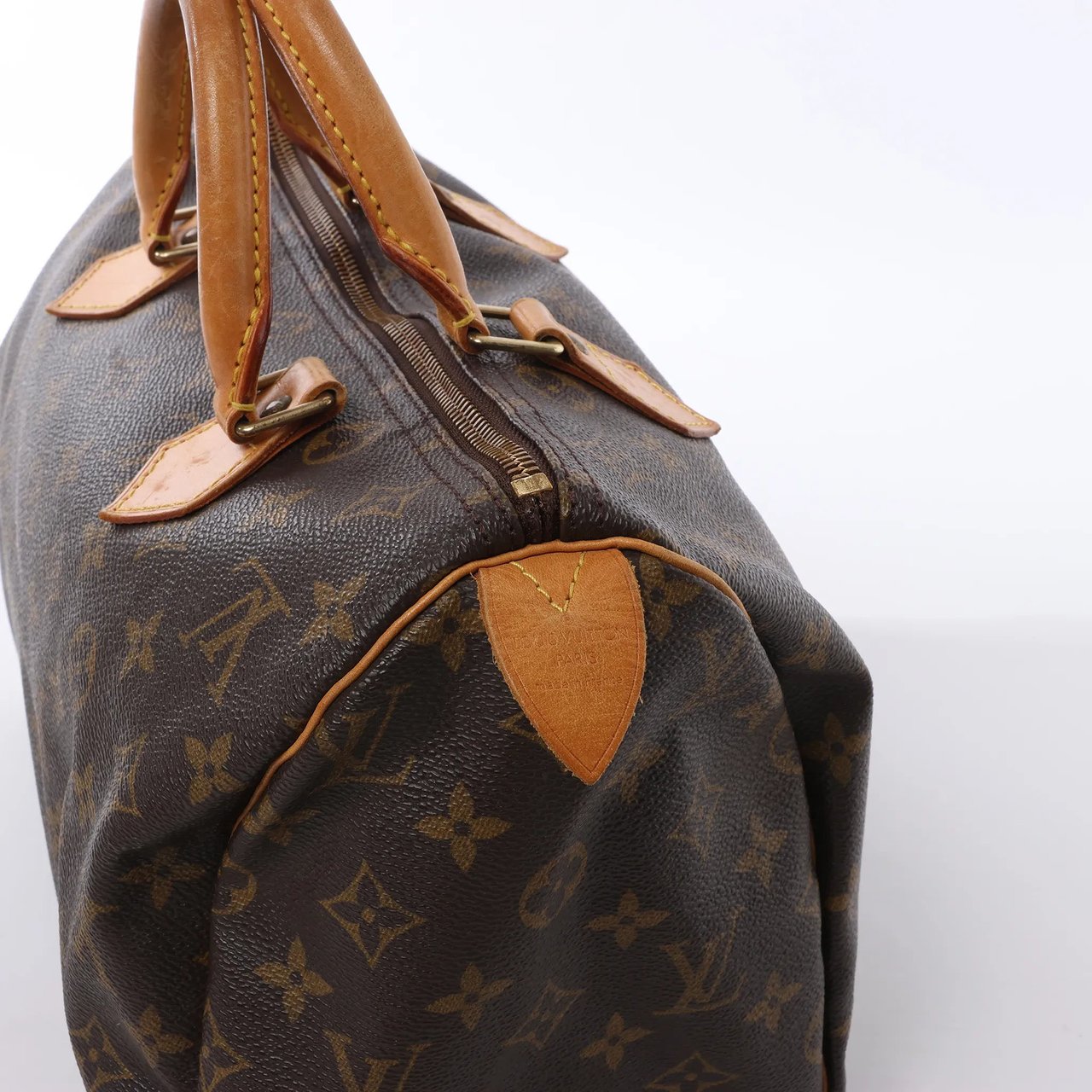 Louis Vuitton Speedy 30 Monogram Canvas Handbag in Brown M41526 Bruin