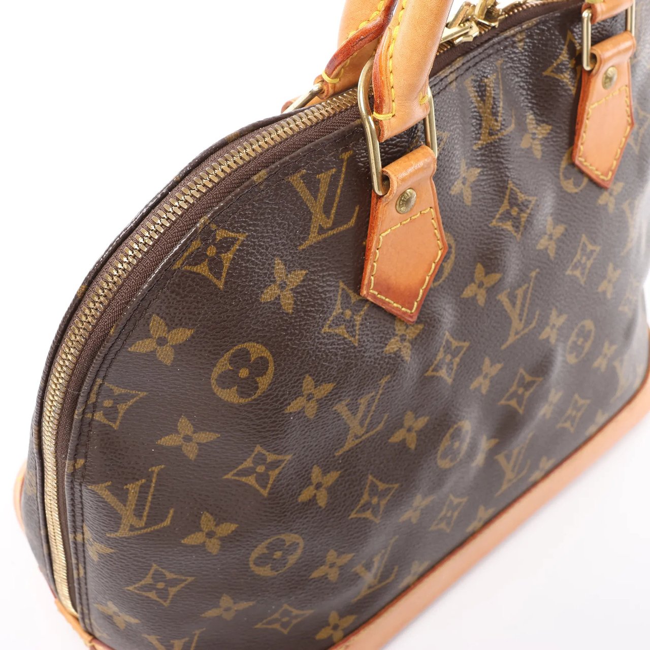 Louis Vuitton Alma PM Monogram Canvas Handbag in Brown M51130 Bruin