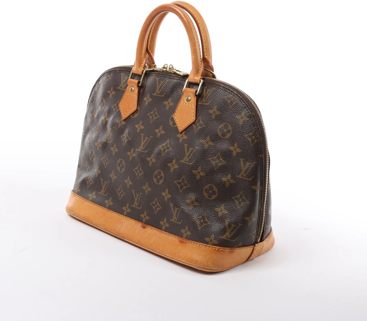 Louis Vuitton Alma PM Monogram Canvas Handbag in Brown M51130 Bruin