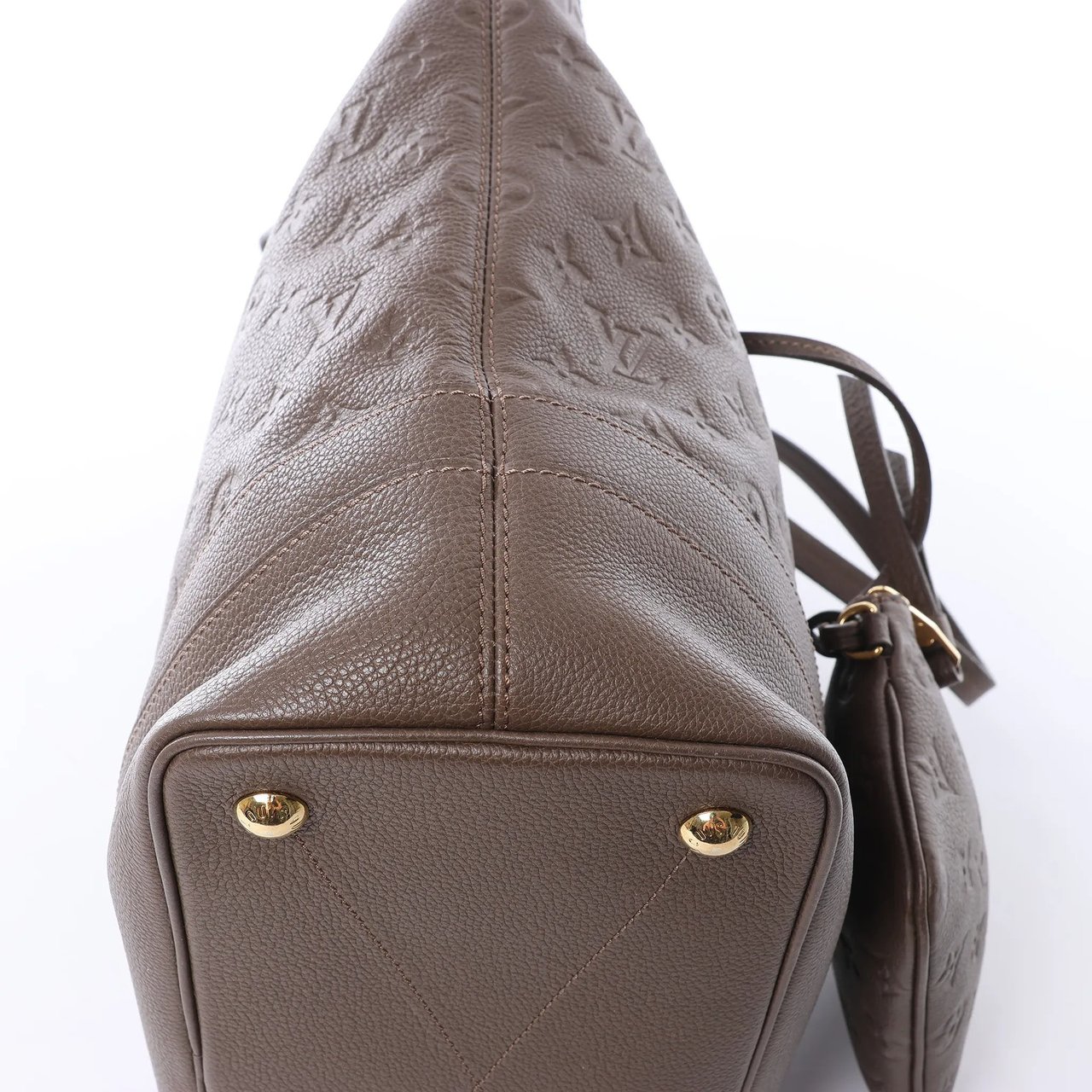 Louis Vuitton Citadin PM Monogram Empreinte Shoulder Bag in Brown M40516 Bruin