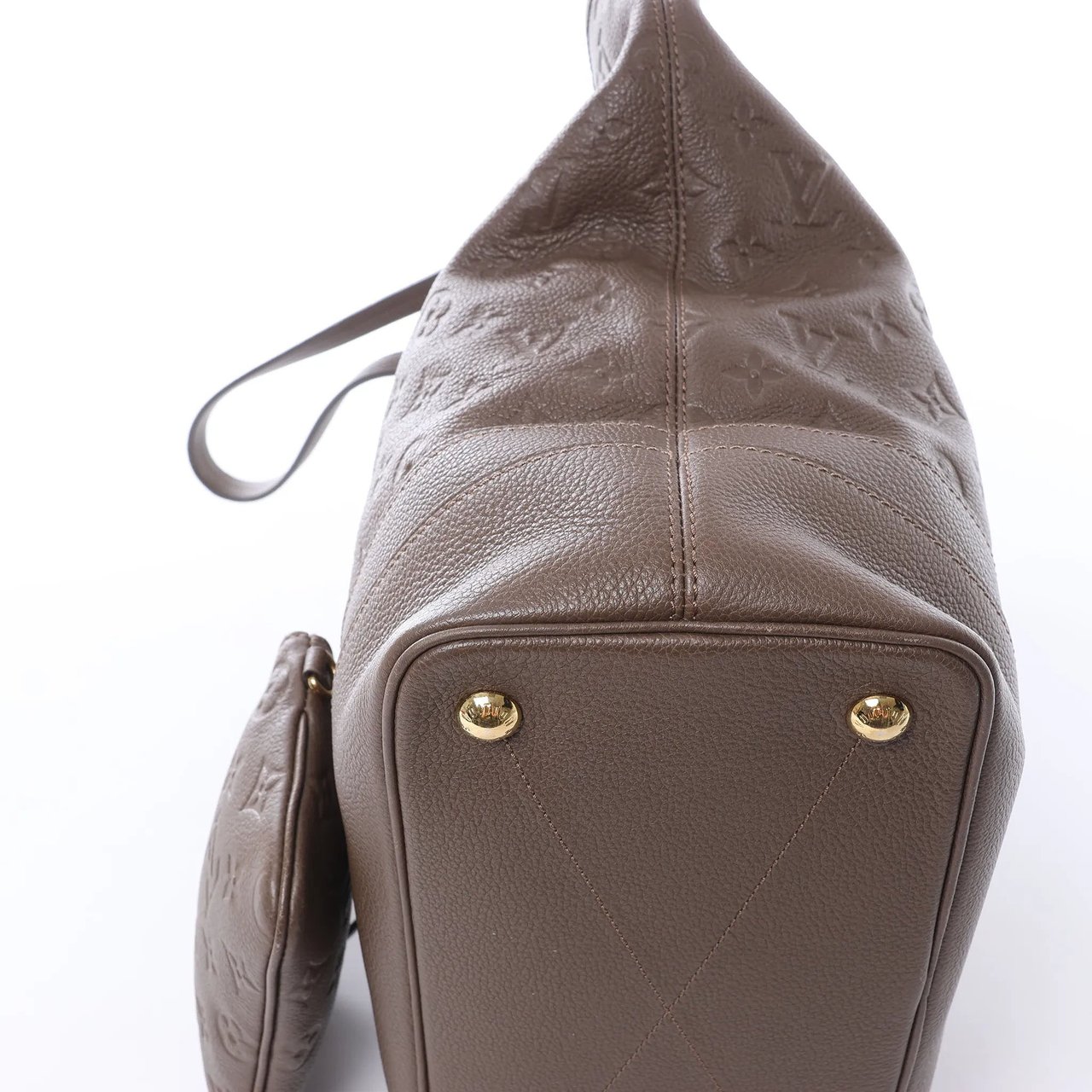 Louis Vuitton Citadin PM Monogram Empreinte Shoulder Bag in Brown M40516 Bruin