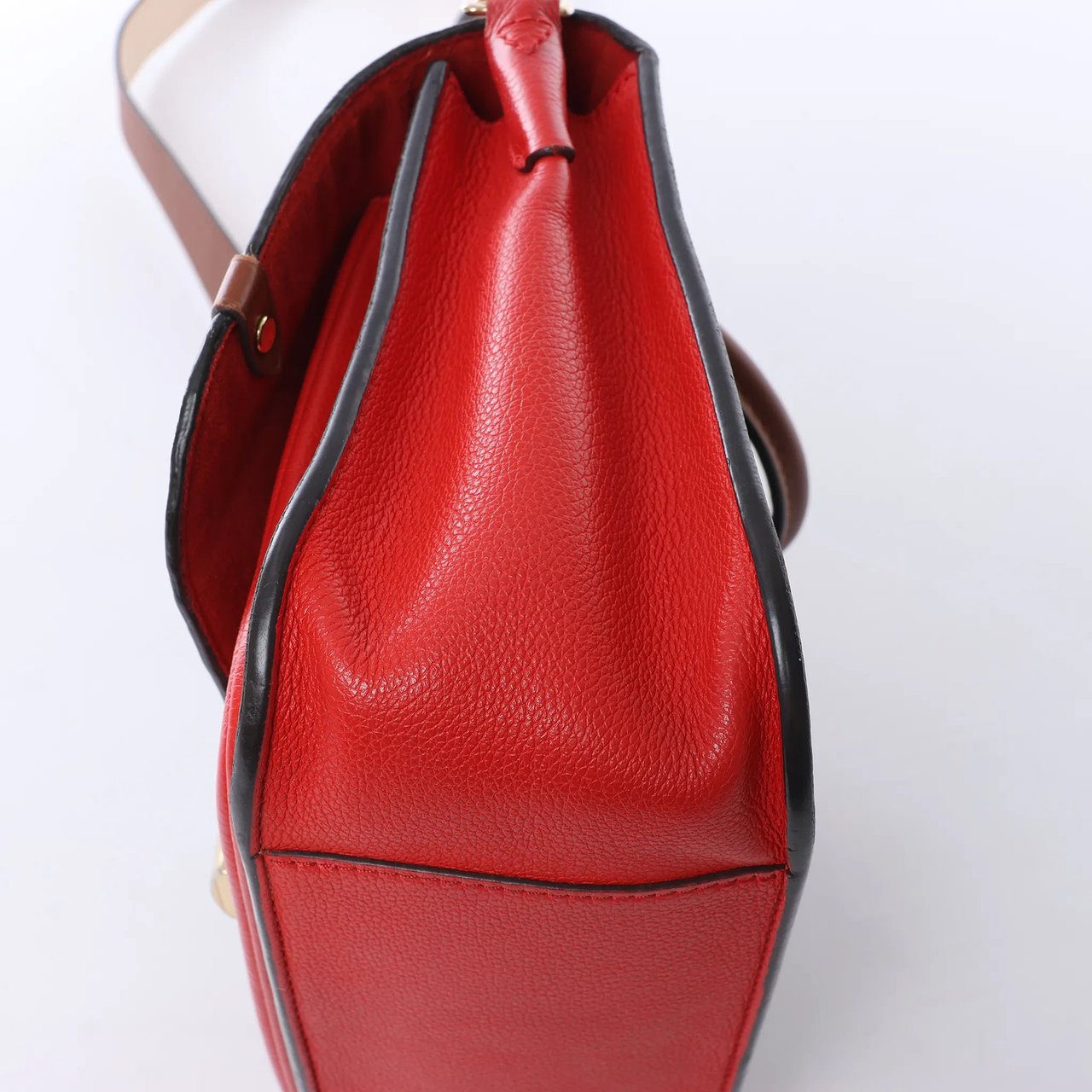 Louis Vuitton Vaugirard PM Monogram in Brown x Red M44548 Bruin