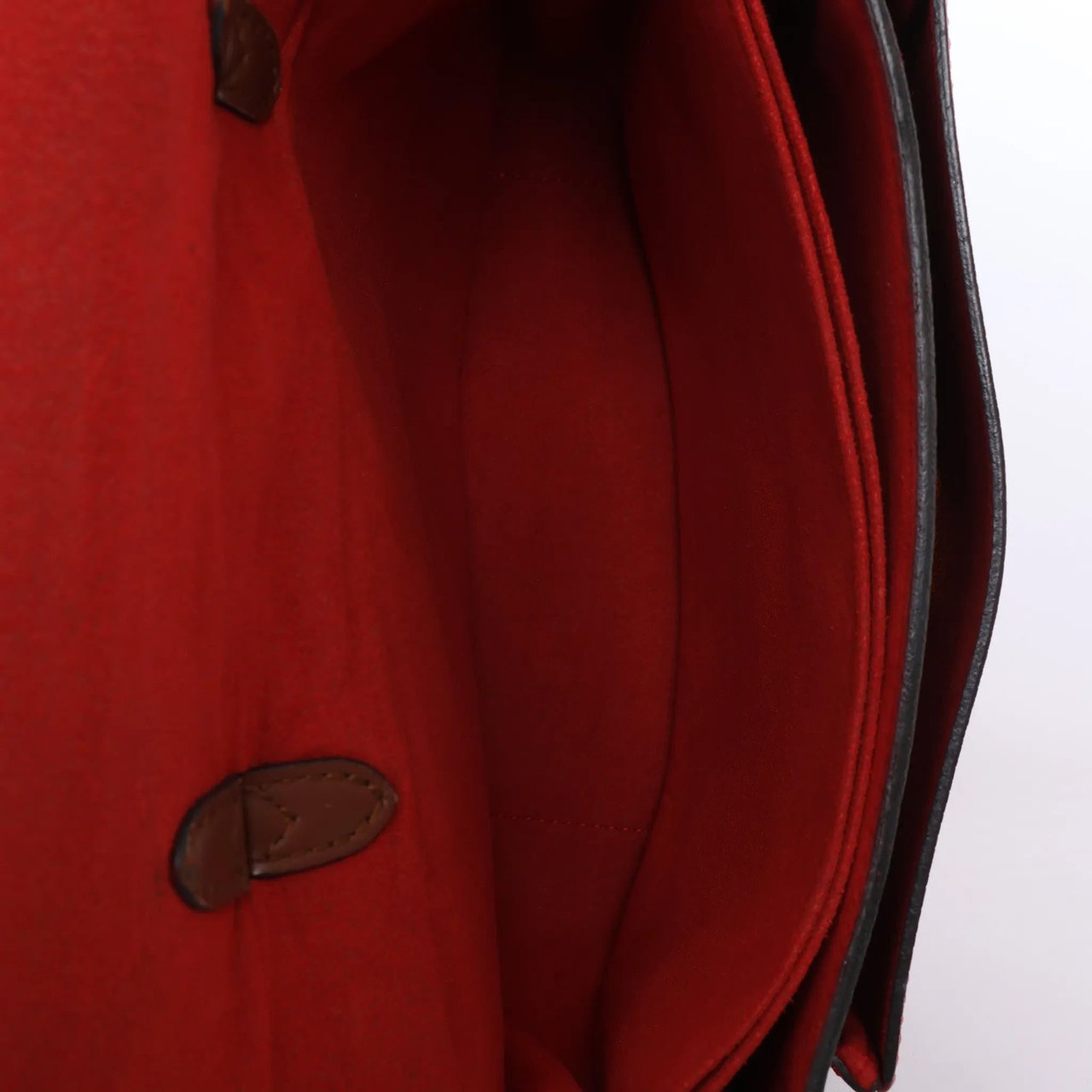 Louis Vuitton Vaugirard PM Monogram in Brown x Red M44548 Bruin