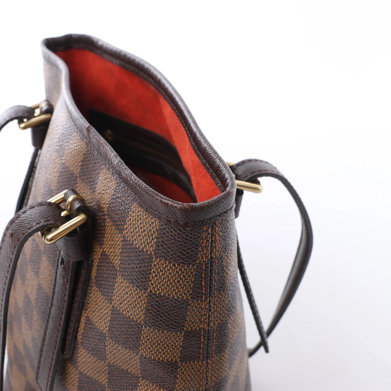 Louis Vuitton Malle Damier Ebene Shoulder Bag in Brown N42240 Bruin