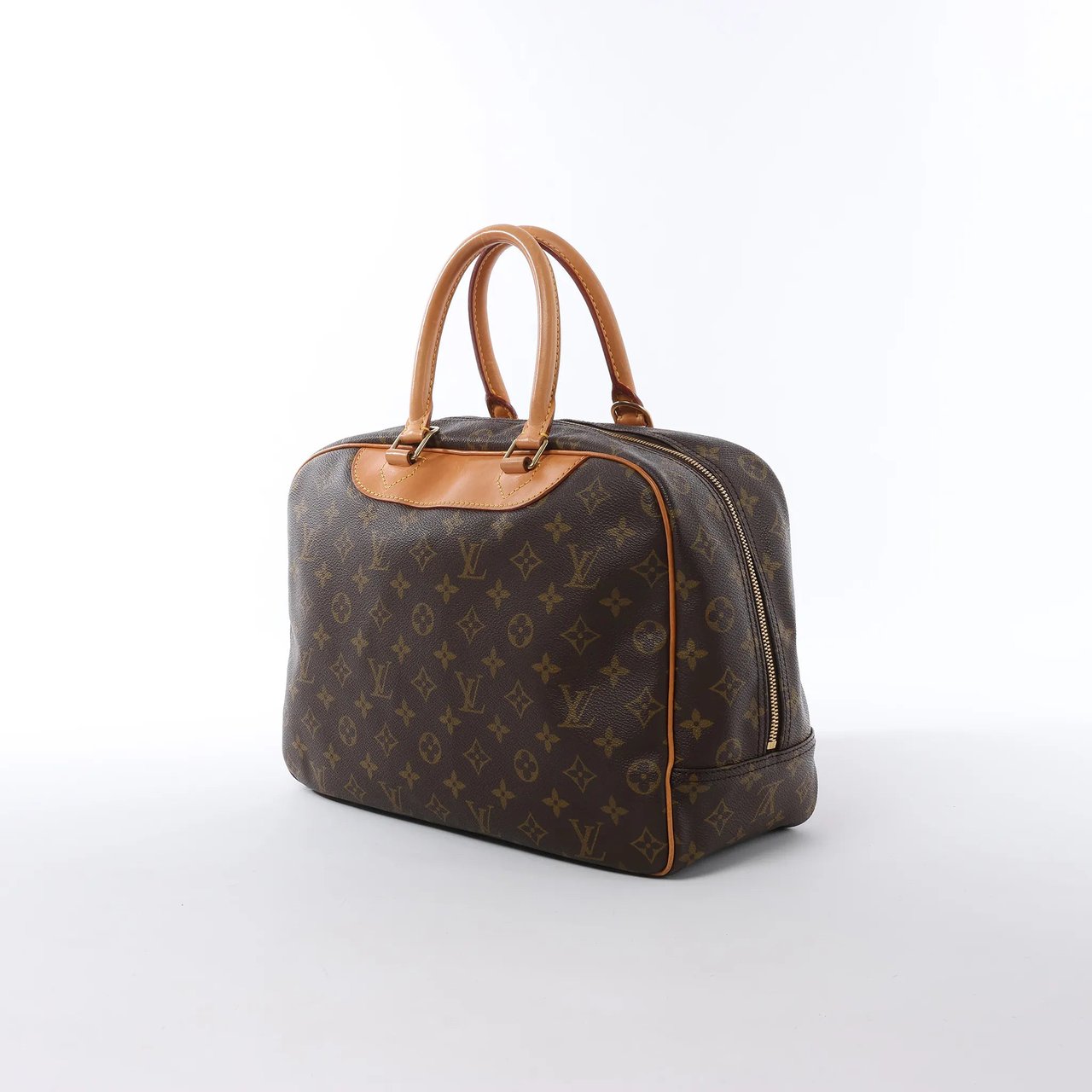 Louis Vuitton Deauville Monogram Canvas Handbag in Brown M47270 Bruin