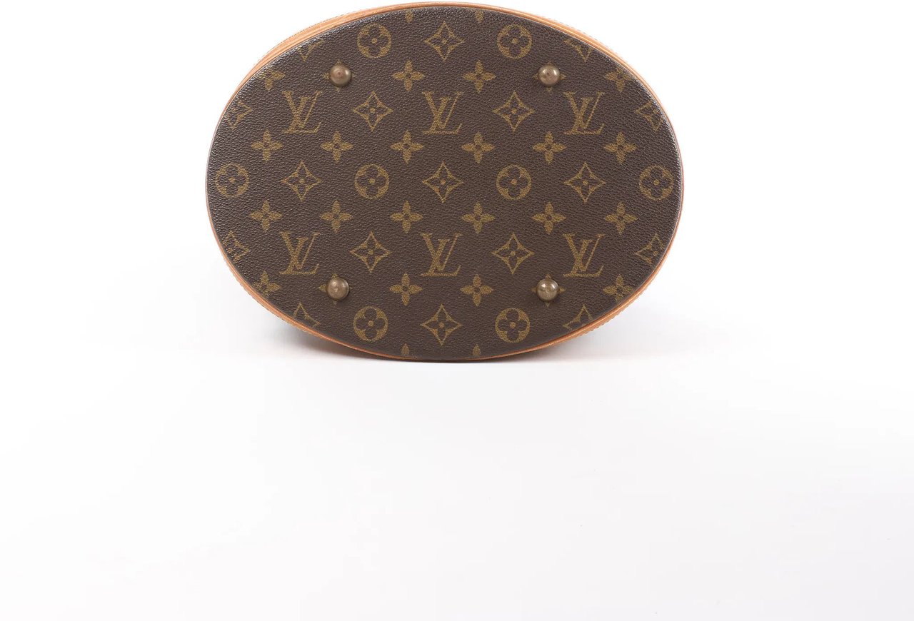 Louis Vuitton Bucket GM Monogram Canvas Shoulder Bag in Brown M42236 Bruin