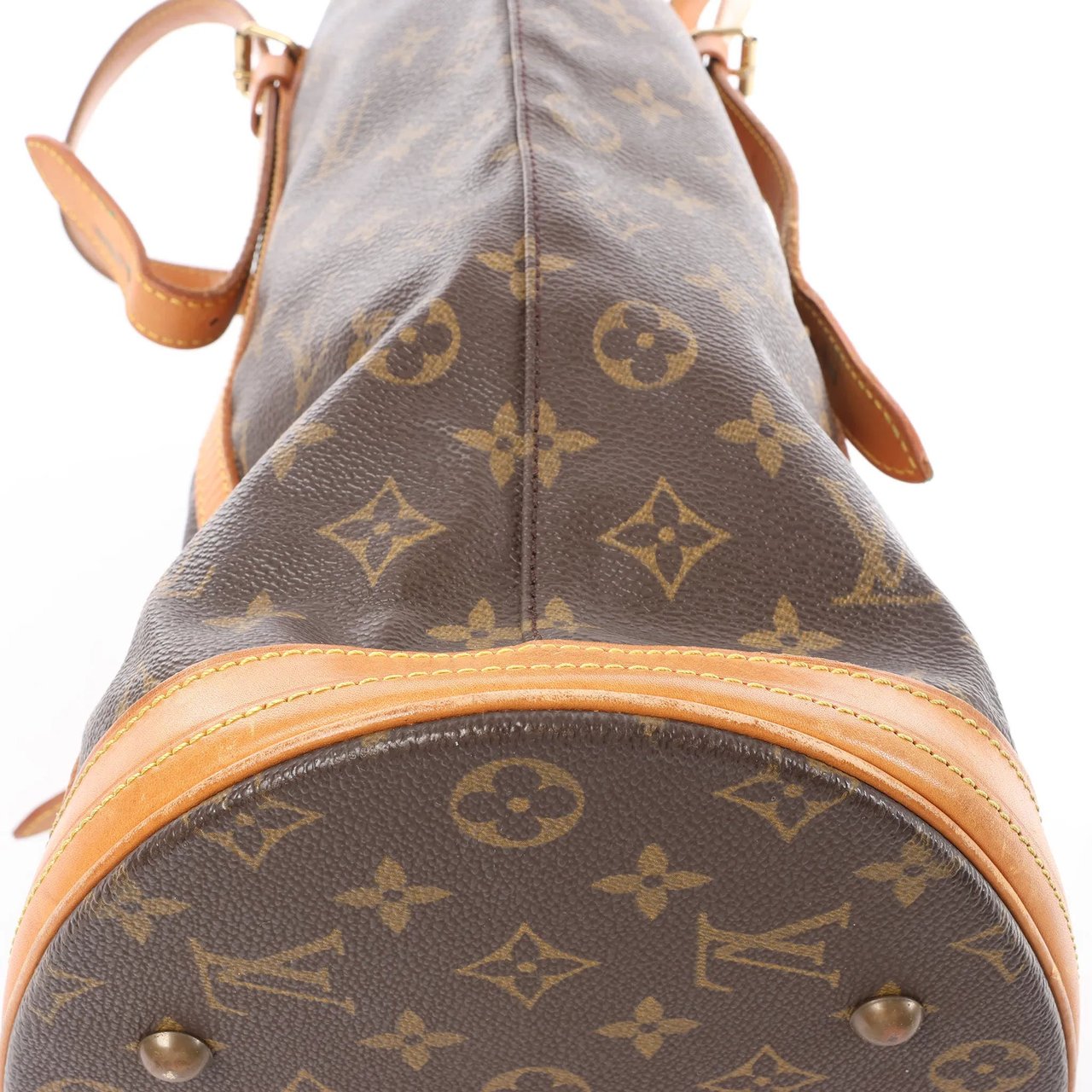 Louis Vuitton Bucket GM Monogram Canvas Shoulder Bag in Brown M42236 Bruin