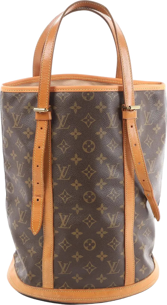 Louis Vuitton Bucket GM Monogram Canvas Shoulder Bag in Brown M42236 Bruin