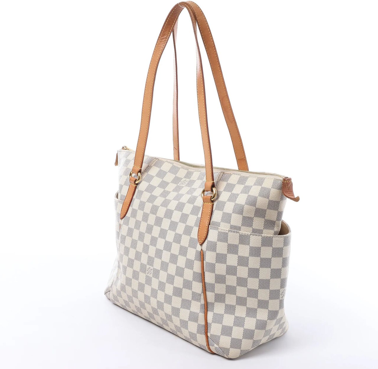 Louis Vuitton Totally MM Damier Azur Shoulder Bag in Beige N51262 Beige