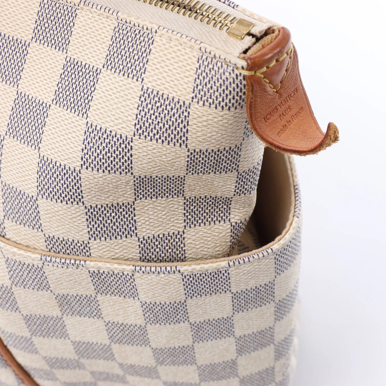 Louis Vuitton Totally MM Damier Azur Shoulder Bag in Beige N51262 Beige